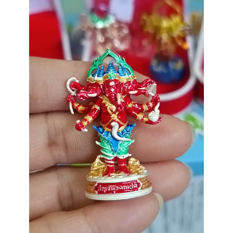 🐘 “Panchamukhi Ganapati ‘Great Victory’ Statue” – 5‑Head Ganesha by Phra Ajarn Liang (Wat Chomket, Thailand) for Multi‑Direction Success, Protection & Wisdom