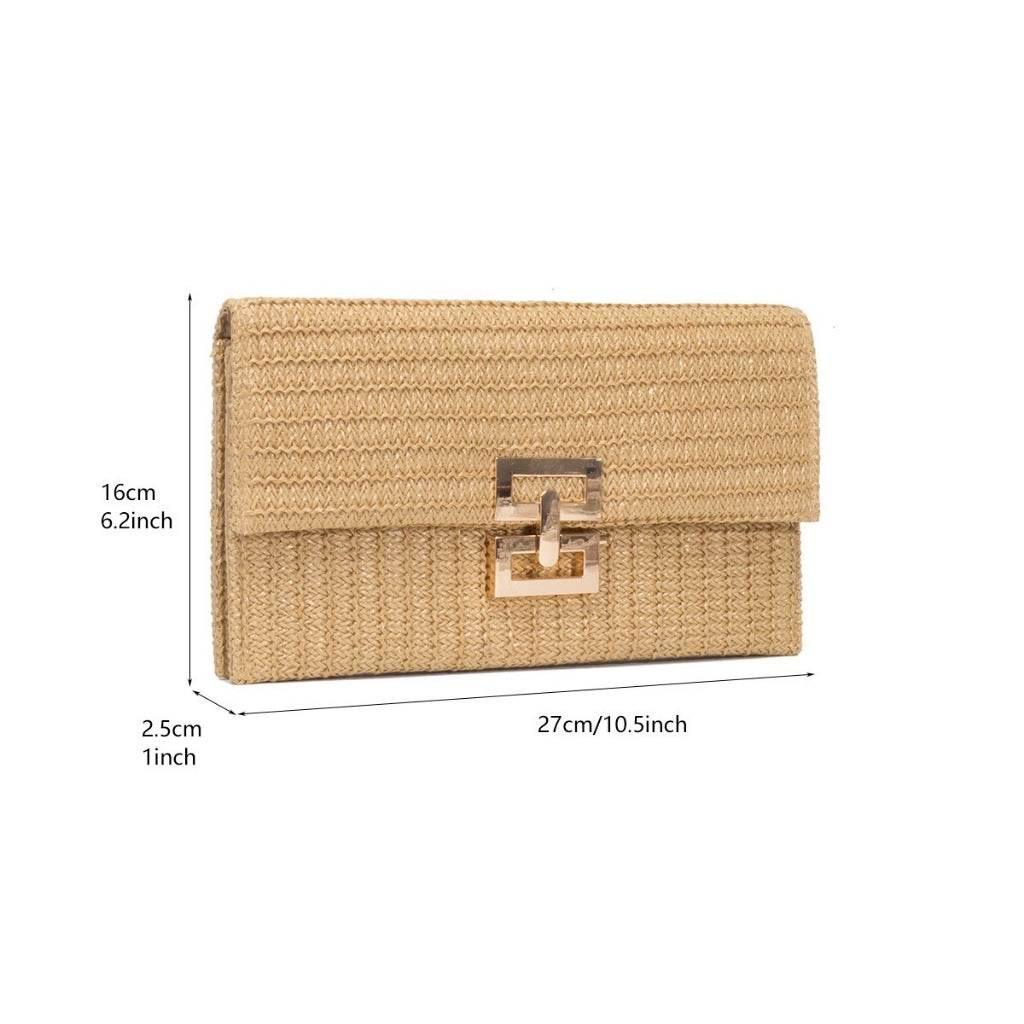 European & American Style Woven Shoulder Bag for Women - Handmade Cotton Rope Tote | Phone & Makeup Friendly - 35cm x 38cm with 28cm Strap