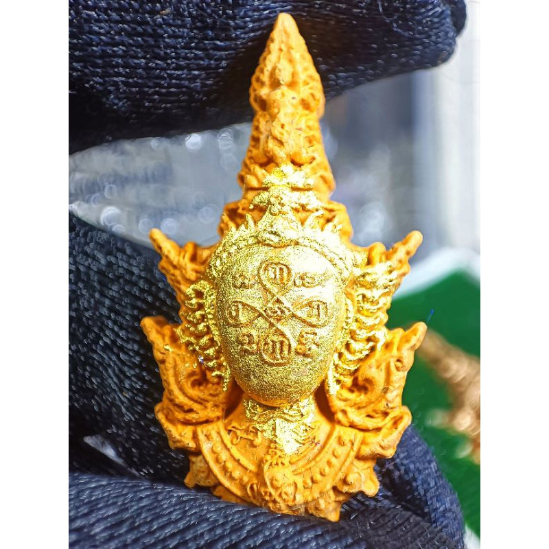 🪙 Golden Face Phra Lak Supreme Charm Amulet – Pure Gold Leaf with Silver Takrud Back by Luang Phor Prasit Ritthiracha, Dhamma Choto Sanctuary, Lopburi