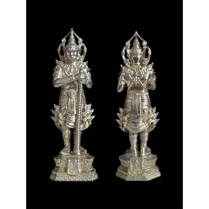 Thao Wessuwan Bangkoet Sap Edition - Wealth & Protection Guardian Blessed by Luang Pu Jue, Wat Khao Ta Ngo Udomporn (5 cm) อัลปาก้า