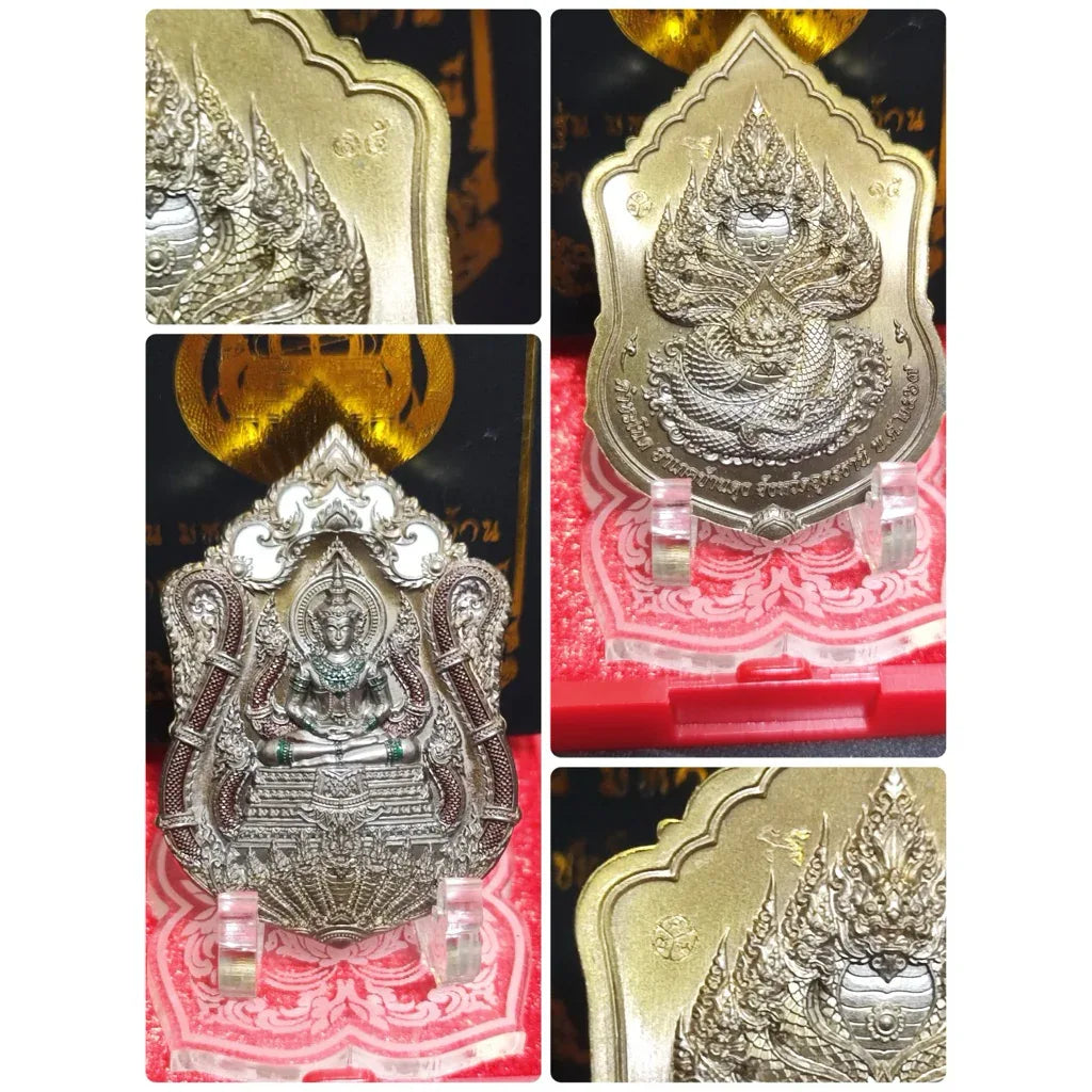 Harness Wealth and Spiritual Power with the Wealth and Spiritual Power Medal - Majestic Millionaire Emperor Medal 10มช.ลงยา
