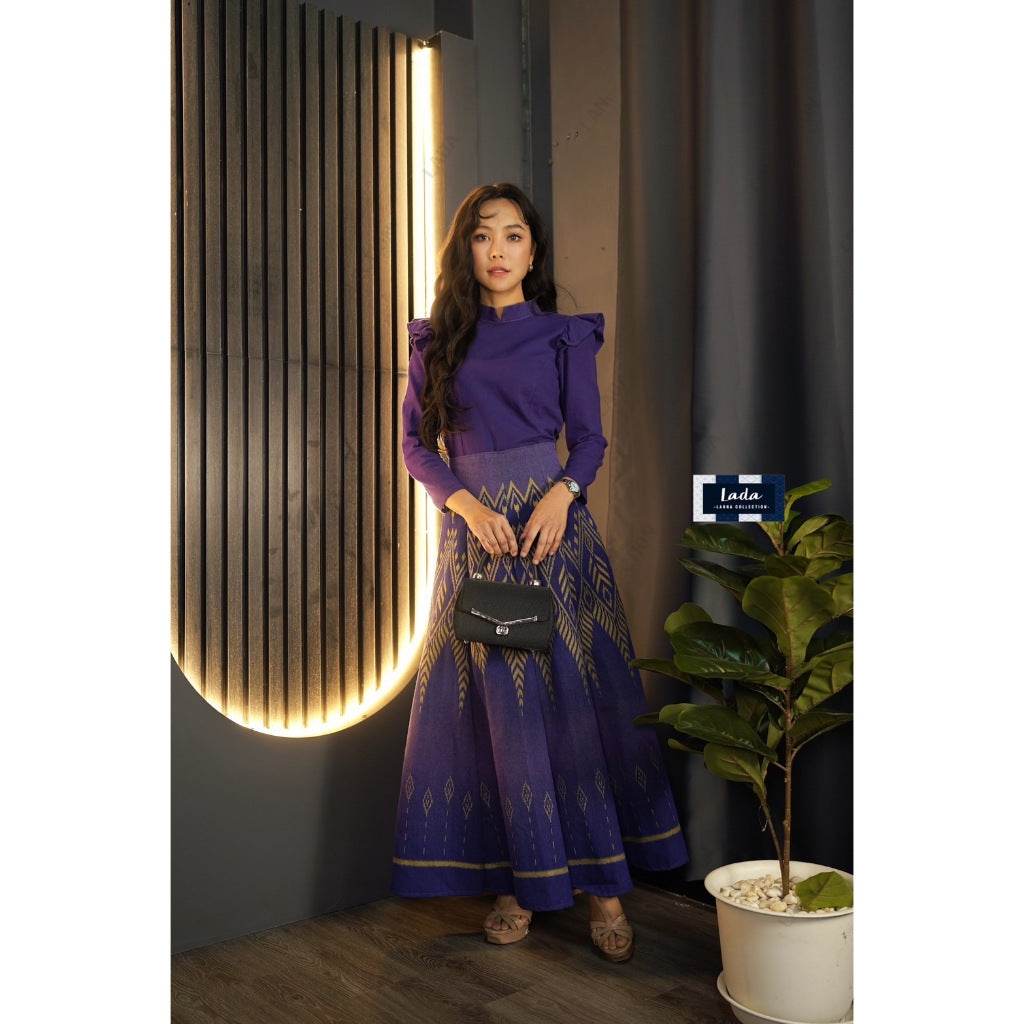 New 8-Piece Pleated Skirt with Pine Print – High-Waisted Cotton Skirt | 26–32 Inch Waist Sizes One-Sake.com ม่วงเข้ม / L ม่วงเข้ม / S ม่วงเข้ม / M ม่วงเข้ม / S-ม่วงเข้ม / M-ม่วงเข้ม / L-ม่วงเข้ม / XL-น้ำเงินเข้ม / S-น้ำเงินเข้ม / M-น้ำเงินเข้ม / L-น้ำเงินเข้ม / XL-