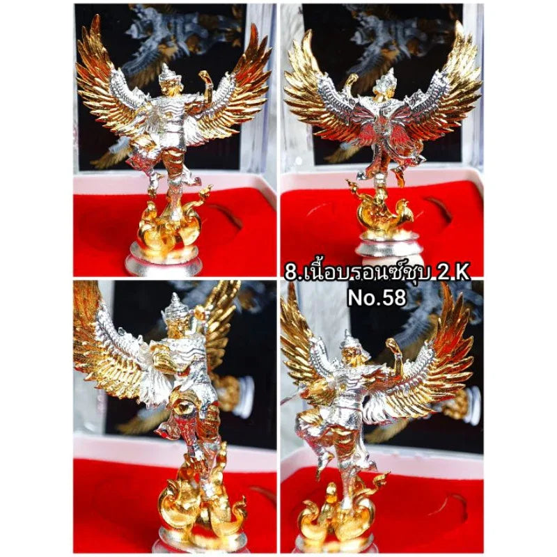 🦅 "Phaya Suban" Garuda of Wealth: Supreme Authority Amulet by LP Kao (Wat Mai Phadung Khet) – Crush Debt & Rise to Power 8. 2K plated bronze