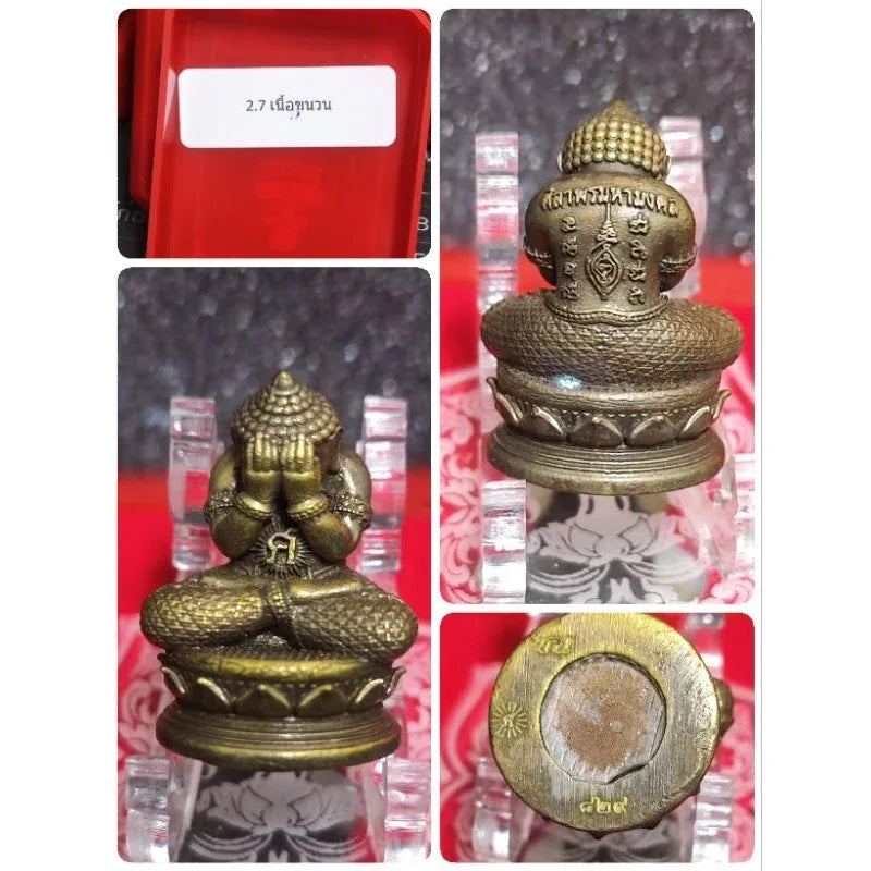 Unlock Supreme Blessings with Authentic ‘Sila Prom Mahamongkol’ Phra Pidta Amulet by Luang Pu Sila for Ultimate Protection Fuse