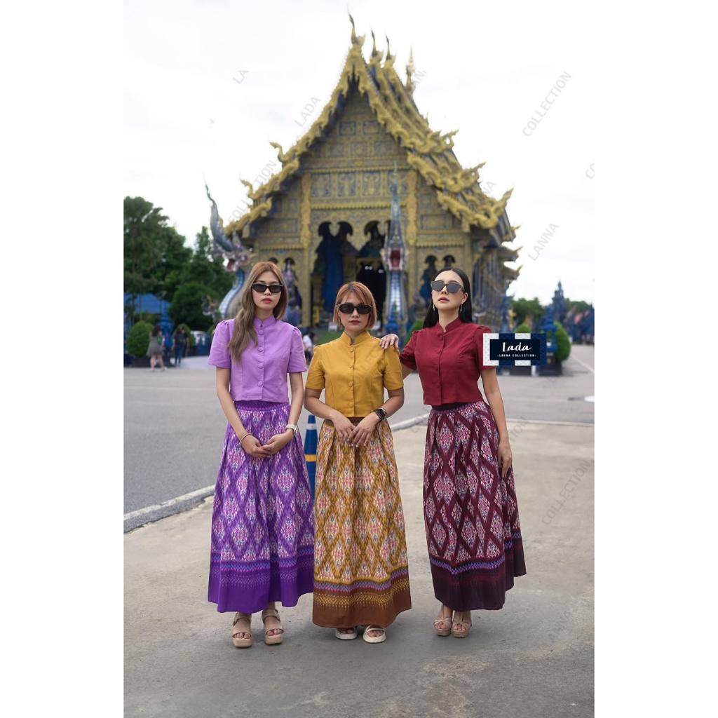 Elegant Pearl Trim Wrap Blouse &amp; 6-Piece Pleated Skirt Set | Luxurious Cotton Outfit in Wine Red, Pink, Peach – Perfect for Modest &amp; Daily Wear One-Sake.com แดง / L แดง / S แดง / M แดง / S-แดง / M-แดง / L-แดง / XL-เหลือง / S-เหลือง / M-เหลือง / L-เหลือง / XL-ม่วง / S-ม่วง / M-ม่วง / L-ม่วง / XL-