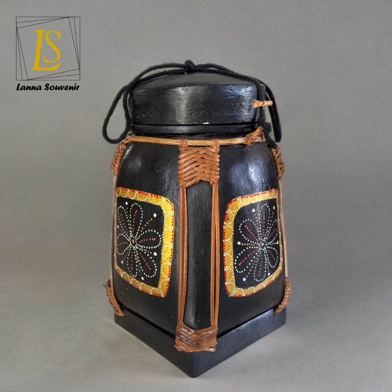 Lanna Bamboo Rice Box with Floral Pattern – Handmade Thai Storage Jar in 18x29cm | Decorative &amp; Functional Bamboo Basket from Northern Thailand One-Sake.com D4 D1 D3 D1-D3-D4-D5-D2-D6-D7-D8-D9-D10-D11-D12-D13-D14-D15-D16-D17-D18-D19-D20-D21-D22-D23-D24-D25 Premium paint-D26-D27 Premium1-D28-D29-D30-D31-D32-D33-D34-D35-D36-