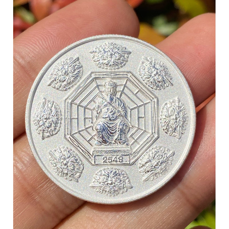 Tai Sui God Protection Coin - Silver Enamel Edition 2005 for Divine Fate Guardian 1