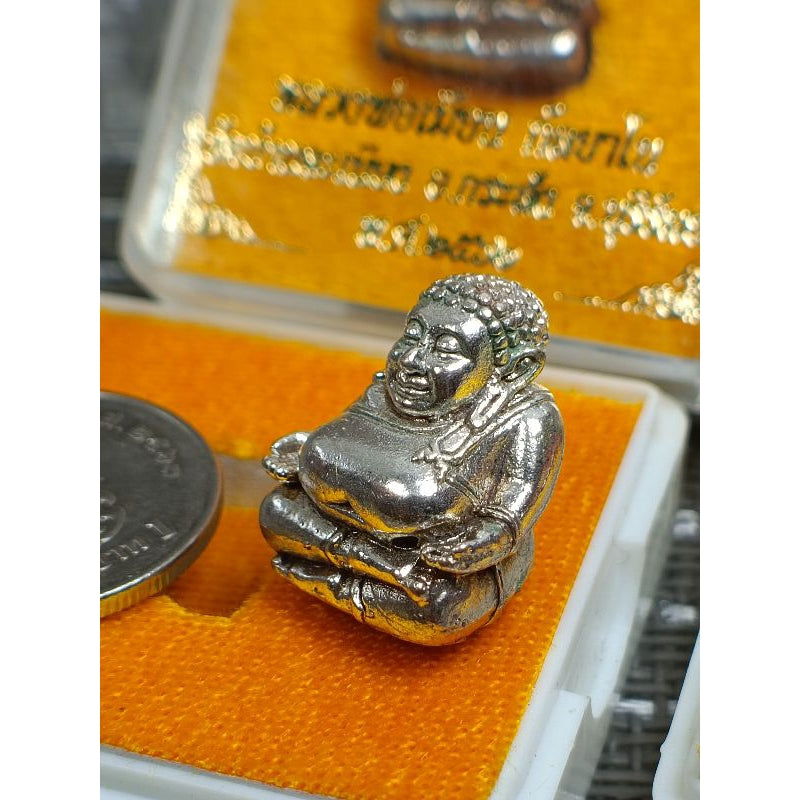 💰 Somboon Sap Kaccayana 2019 Sacred Wealth & Prosperity Amulet (Nava-Metal with Silver Takrut) – Luang Phor Mian, Wat Ban Chaneang, Buriram, Thailand