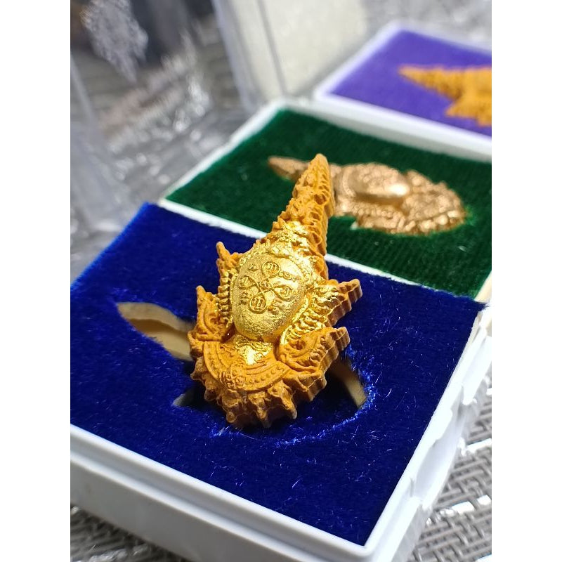 🪙 Golden Face Phra Lak Supreme Charm Amulet – Pure Gold Leaf with Silver Takrud Back by Luang Phor Prasit Ritthiracha, Dhamma Choto Sanctuary, Lopburi