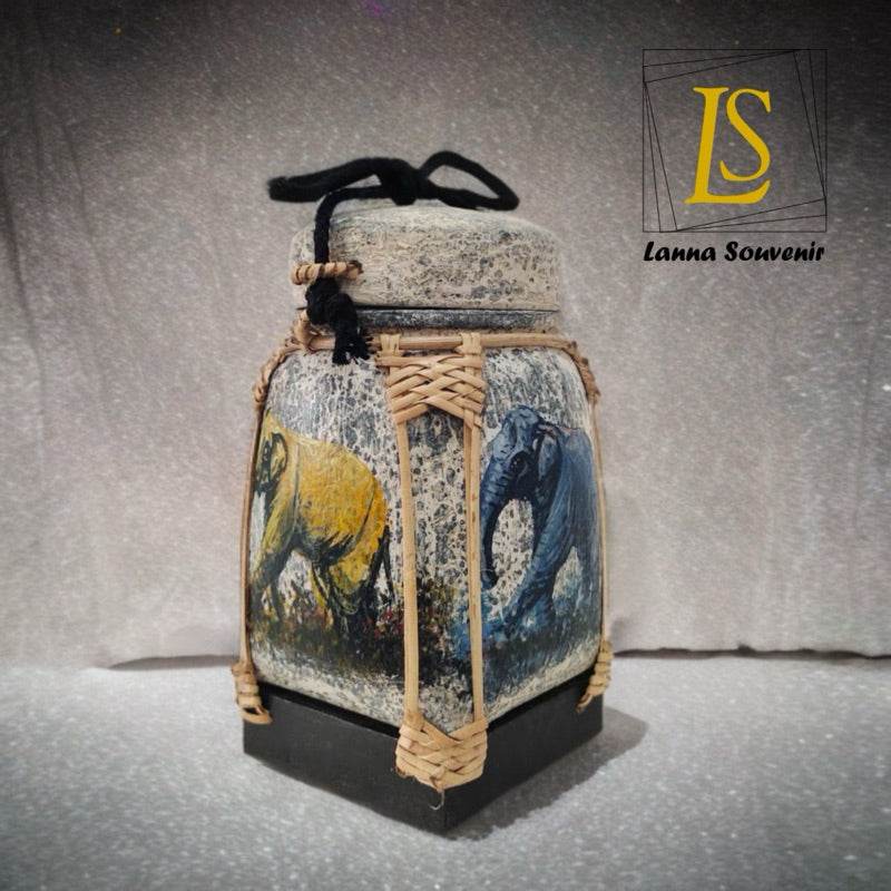 Lanna Bamboo Rice Box – Handmade Thai Kratip Khao Storage Jar | Natural Decor &amp; Gift in 12x21cm Size One-Sake.com B3 B1 B2 B1-B2-B3-B4-B5-B6-B7-B8-B9-B10-B11-B12-B13-B14-B15-B16-B17-B18-B19-B20-B21-B22-B23 Premium-B24 Premium-B25-B26 Premium paint-B27-B28-B29-B30-B31-B32-B33-B44-B45-B46-B47-B48-B49-B50-B51-B52-B53-B54-B55-B56-B57-B58-B59-B60-