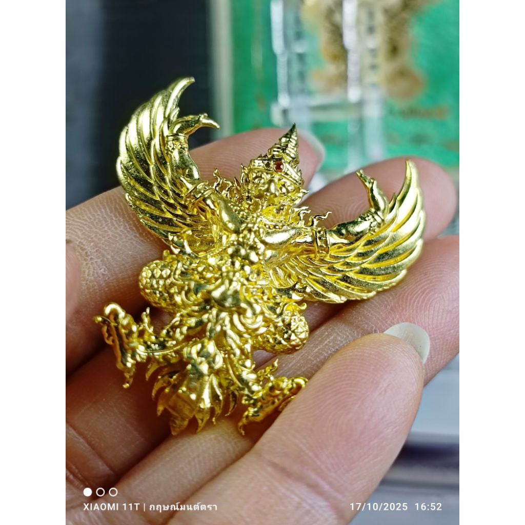 🦅 Phaya Krut “The Universal Garuda of Great Power” – Kumphee Setthi 168 Edition, Wat Nong Phai, Uthai Thani (4 cm – Ruby Alloy)
