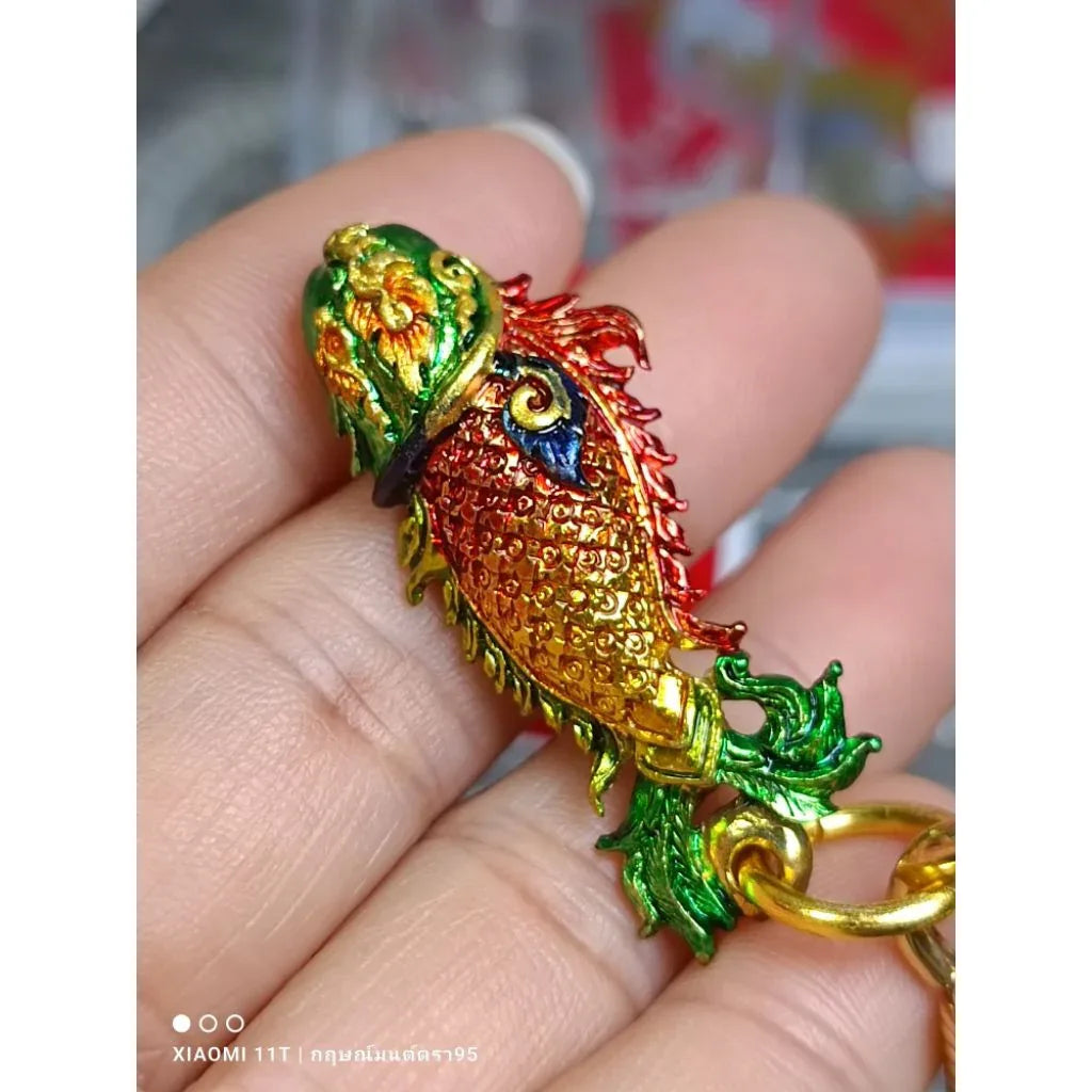 🐟✨ Mystic Flow: The Sacred Wealth Fish – Charisma & Infinite Abundance Talisman (Chao Sap Edition by Phor Tan Khieu)