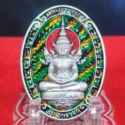 ✨ The Immortal Emerald Buddha "100th Anniversary" Centennial Sovereign: Consecrated by Luang Phor Phat, Wat Huay Duan (2021 Edition) – Authentic Thai Sacred Medallion for Absolute Protection, Merit-Based Prosperity, and Divine Status ✨