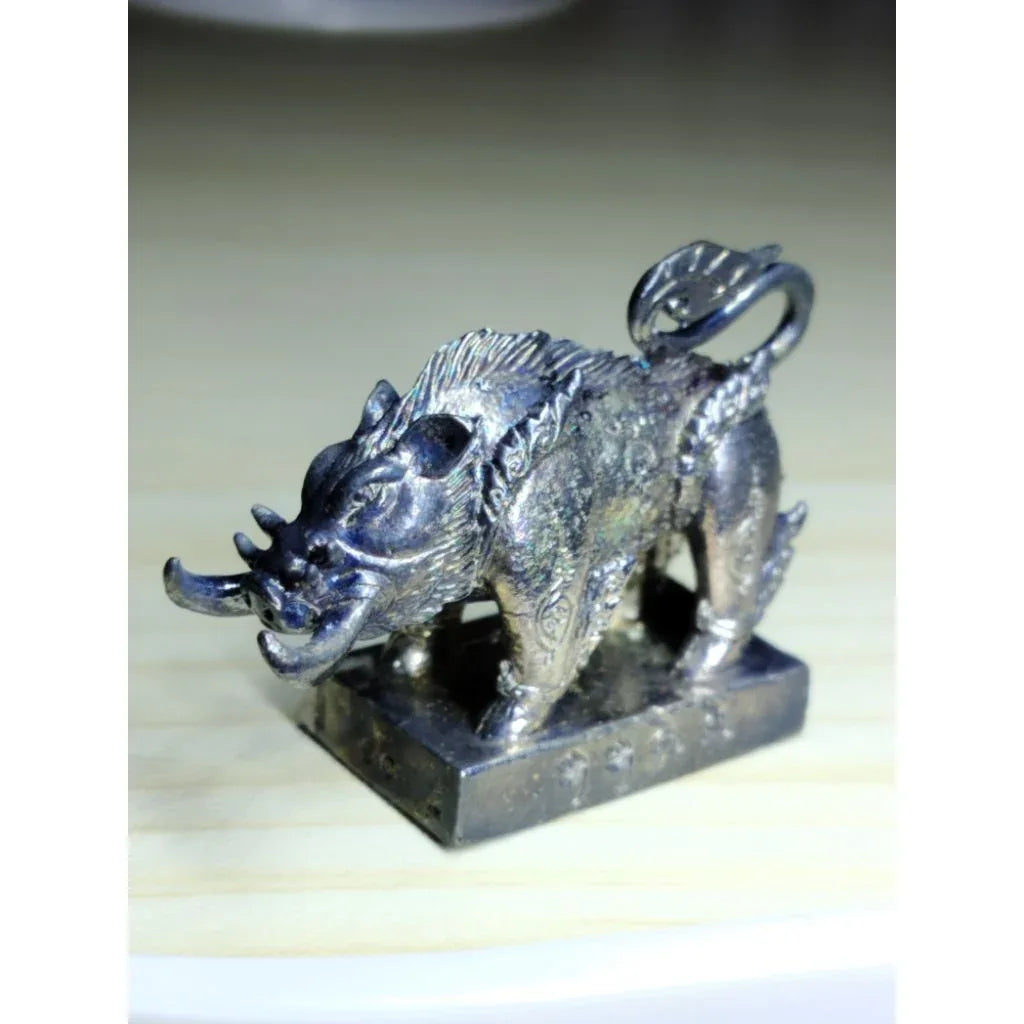 🐗 Phaya Mu Narai "Diamond Tusk" Boar (1st Edition): Authentic Wealth & Victory Amulet – Luang Phor Sangiam, Wat Ban Thuan – Turn Fate Around & Crush Obstacles Default Title