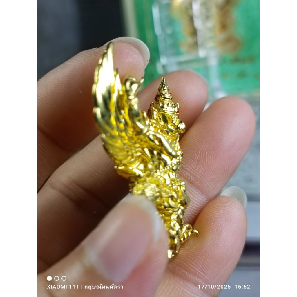 🦅 Phaya Krut “The Universal Garuda of Great Power” – Kumphee Setthi 168 Edition, Wat Nong Phai, Uthai Thani (4 cm – Ruby Alloy)