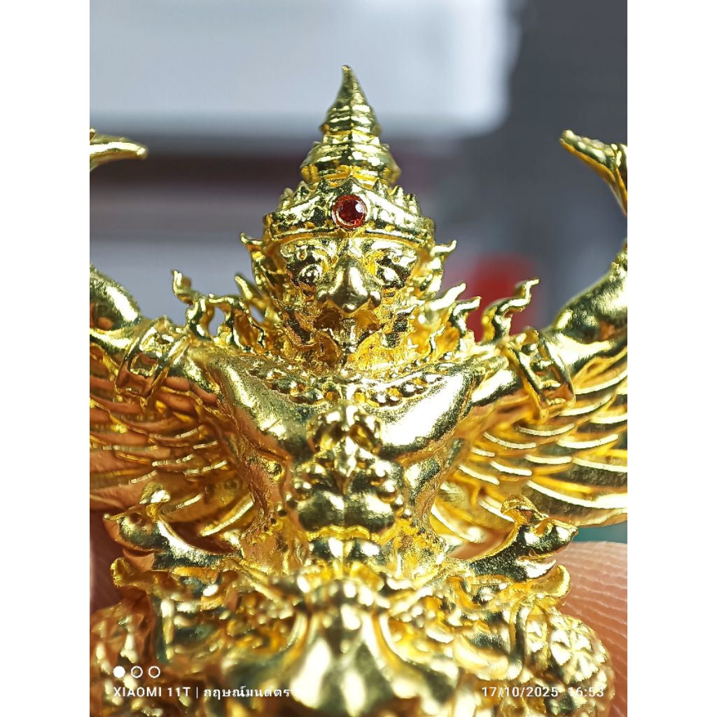 🦅 Phaya Krut “The Universal Garuda of Great Power” – Kumphee Setthi 168 Edition, Wat Nong Phai, Uthai Thani (4 cm – Ruby Alloy)