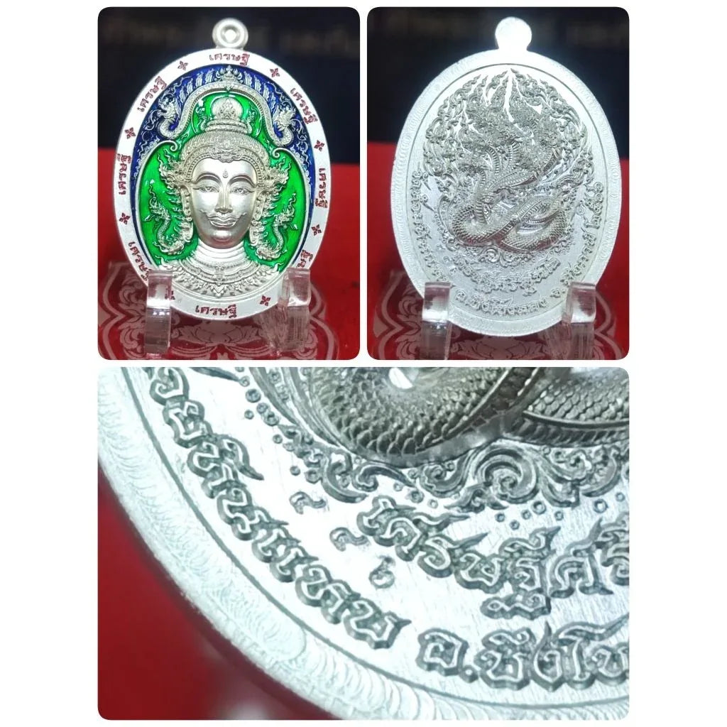 Unlock Divine Wealth with Setthi Srisuttho Edition Wealth Amulet Blessed by Naga Masters No.446.