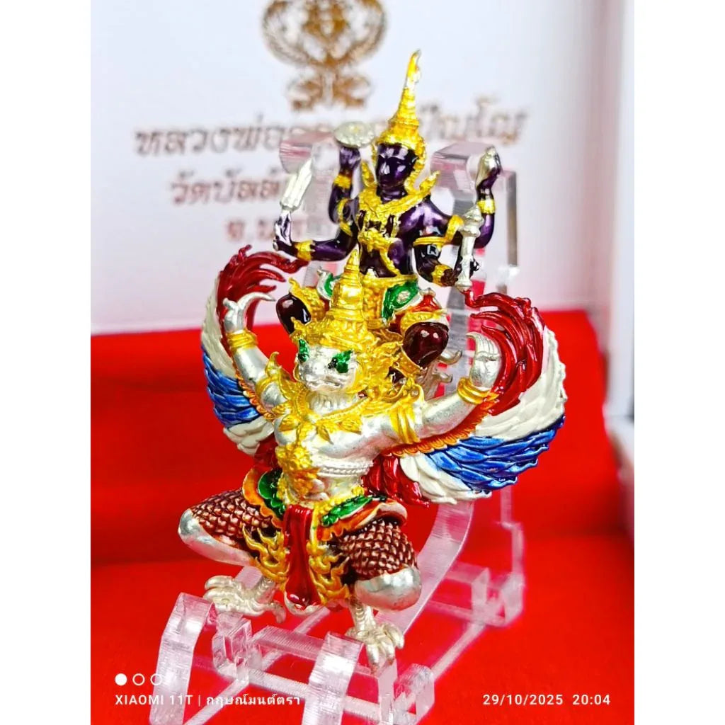 🦅 AstraSovereign: The Vishnu-Garuda "Universal Abundance" Statuette (2025 Collector’s Edition by Luang Phor Koon, Wat Banglang)