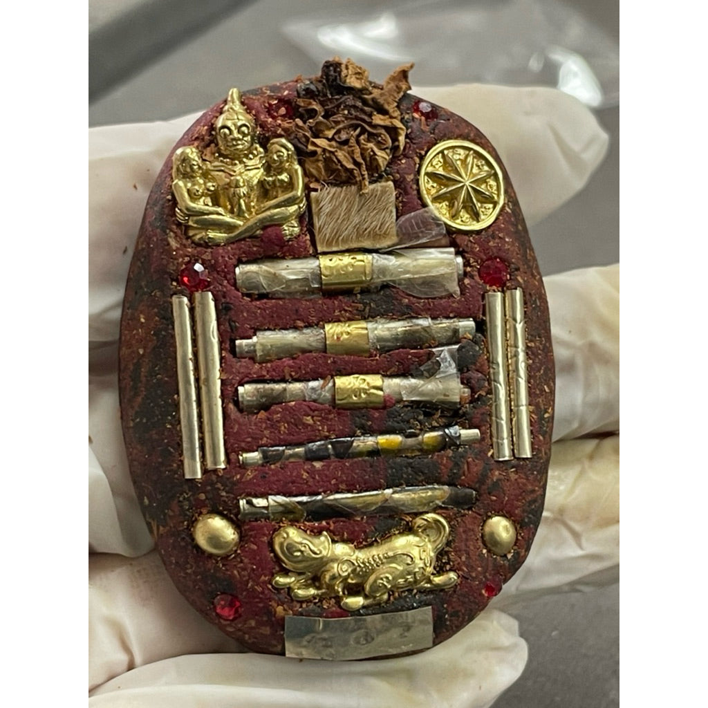 ✨ The Immortal Saming Prai Tiger-Spirit Sovereign Locket: Masterpiece Edition by Luang Pu Khamphuang, Wat Wang Sai Samakkee Tham – Authentic Thai Occult Talisman for Absolute Command, Invincible Protection, and Predatory Wealth Success ✨