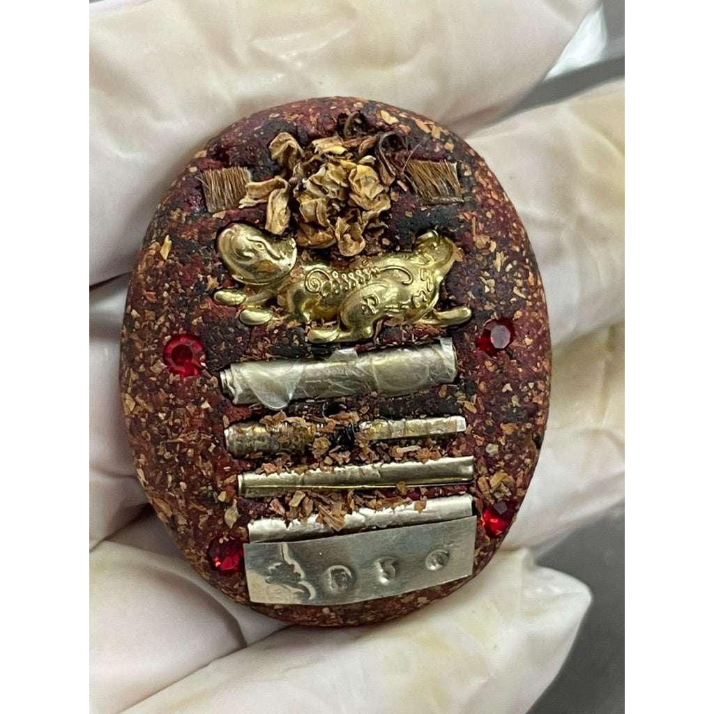 ✨ The Immortal Saming Prai Tiger-Spirit Sovereign Locket: Masterpiece Edition by Luang Pu Khamphuang, Wat Wang Sai Samakkee Tham – Authentic Thai Occult Talisman for Absolute Command, Invincible Protection, and Predatory Wealth Success ✨
