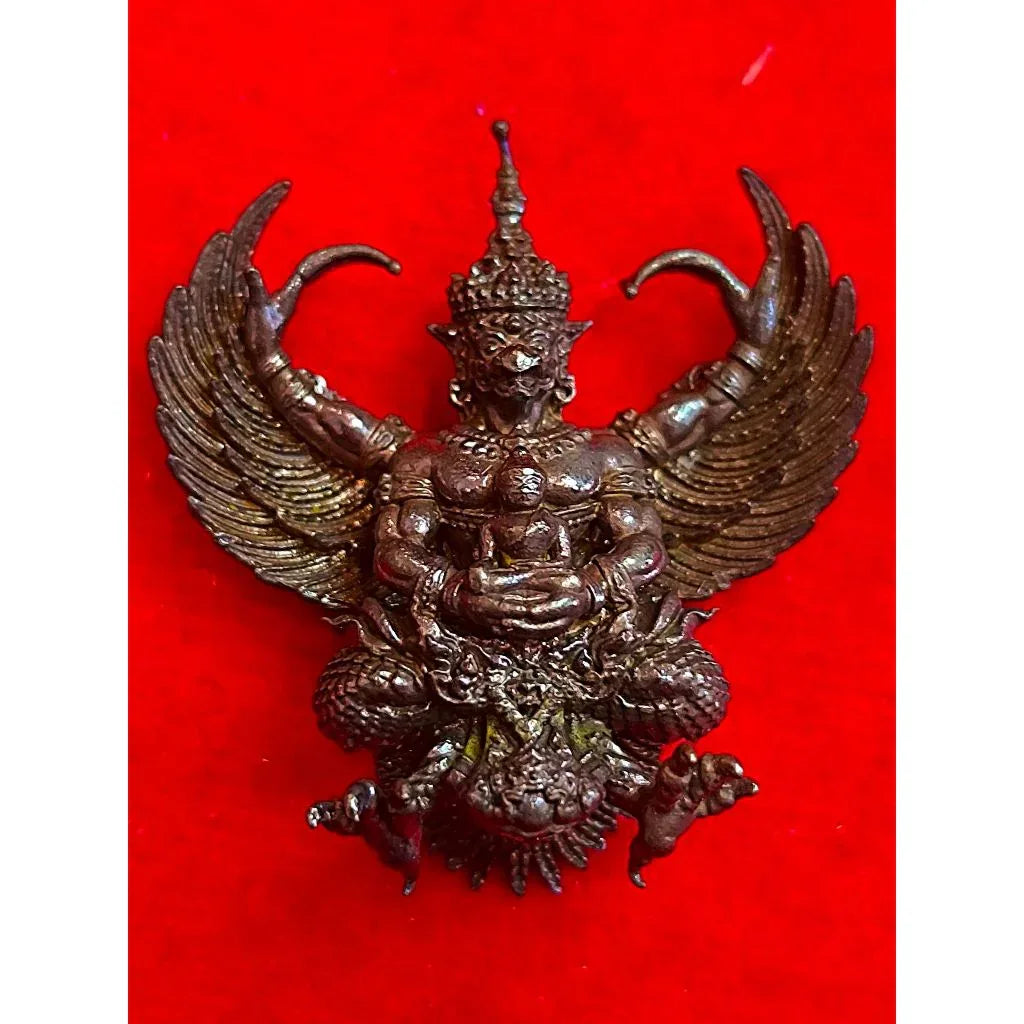 🦅💰 Supreme Millionaire Garuda Amulet – 2nd Edition "Setthi Ngoen Lai Ma" for Endless Wealth Flow Default Title