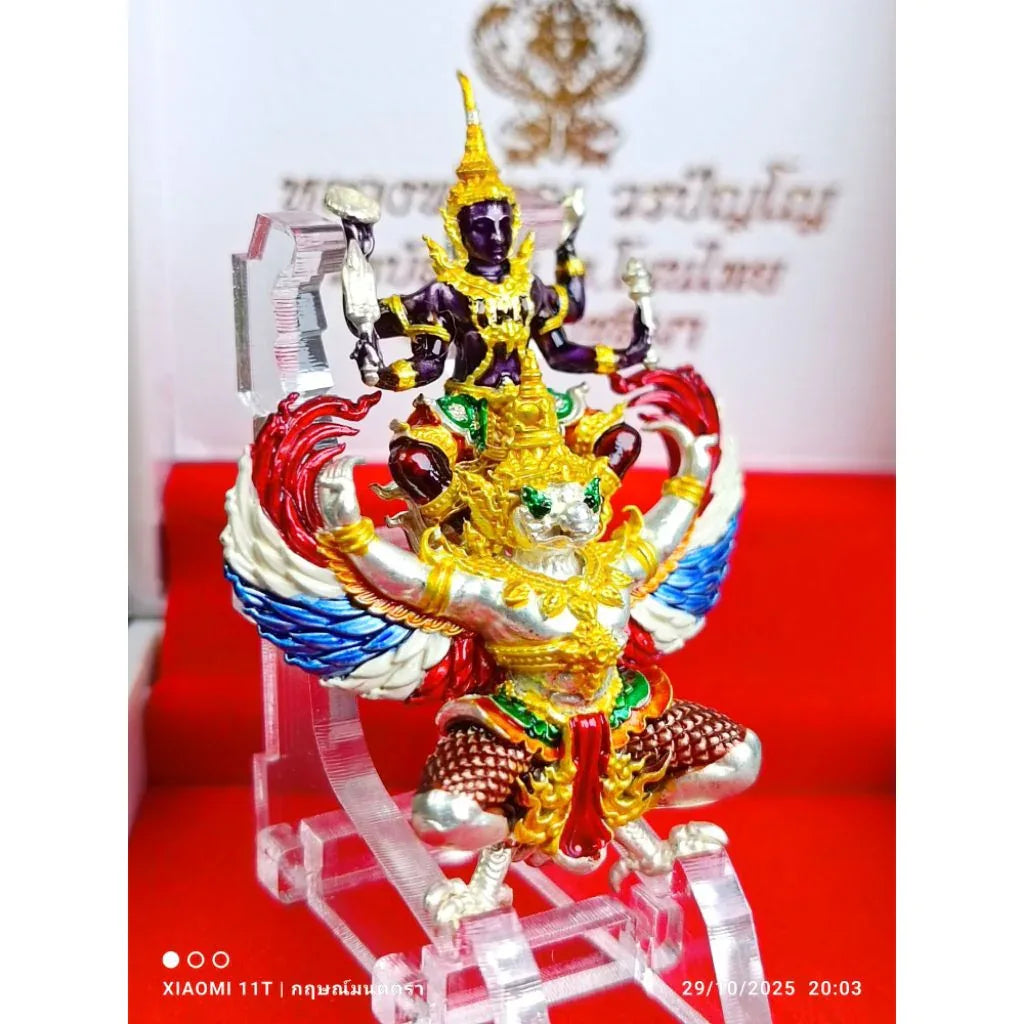 🦅 AstraSovereign: The Vishnu-Garuda "Universal Abundance" Statuette (2025 Collector’s Edition by Luang Phor Koon, Wat Banglang)