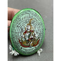 ✨ The Immortal Phet Phayatorn Celestial Sovereign Locket: 2nd Edition Masterpiece by Luang Pu In, Wat Nong Mek – Authentic Thai Occult Talisman for Extreme Attraction, Forbidden Charisma, and Supernatural Success Luck ✨ Green 5x3 cm