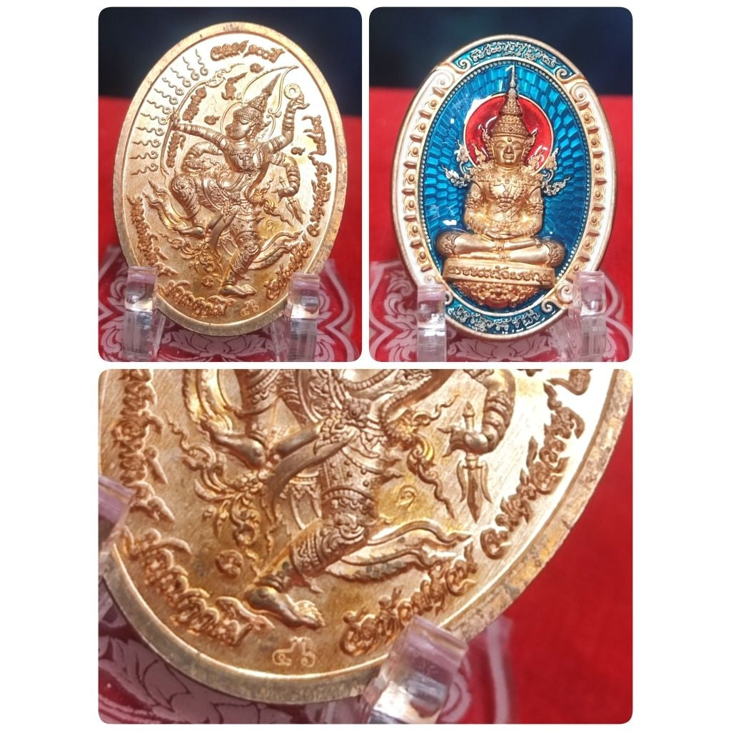 ✨ The Immortal Emerald Buddha "100th Anniversary" Centennial Sovereign: Consecrated by Luang Phor Phat, Wat Huay Duan (2021 Edition) – Authentic Thai Sacred Medallion for Absolute Protection, Merit-Based Prosperity, and Divine Status ✨ 5