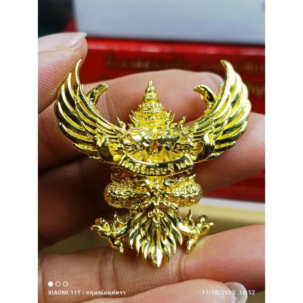 🦅 Phaya Krut “The Universal Garuda of Great Power” – Kumphee Setthi 168 Edition, Wat Nong Phai, Uthai Thani (4 cm – Ruby Alloy)