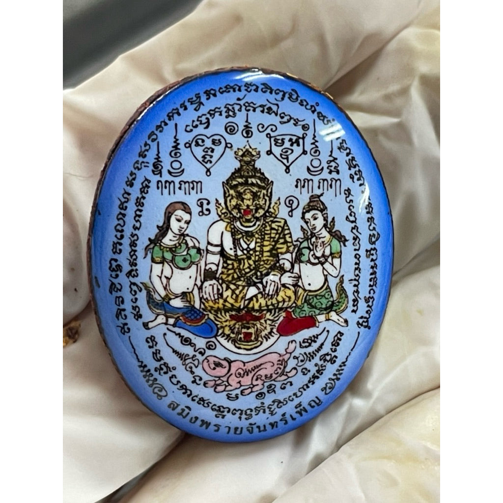 ✨ The Immortal Saming Prai Tiger-Spirit Sovereign Locket: Masterpiece Edition by Luang Pu Khamphuang, Wat Wang Sai Samakkee Tham – Authentic Thai Occult Talisman for Absolute Command, Invincible Protection, and Predatory Wealth Success ✨