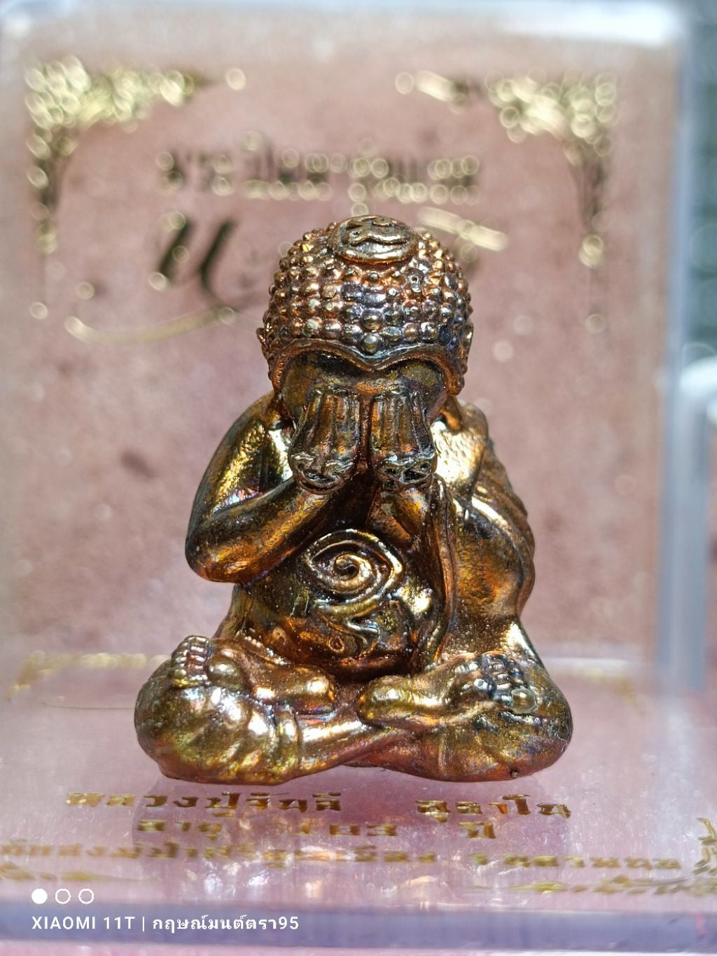 🙈 Phra Pidta "Na Pathamang" (1st Edition) - 2019 (B.E. 2562): Luang Pu Janlee Uthano (Age 103), Samnak Song Pa Si Khun Mueang – Ultimate Protection & Charm