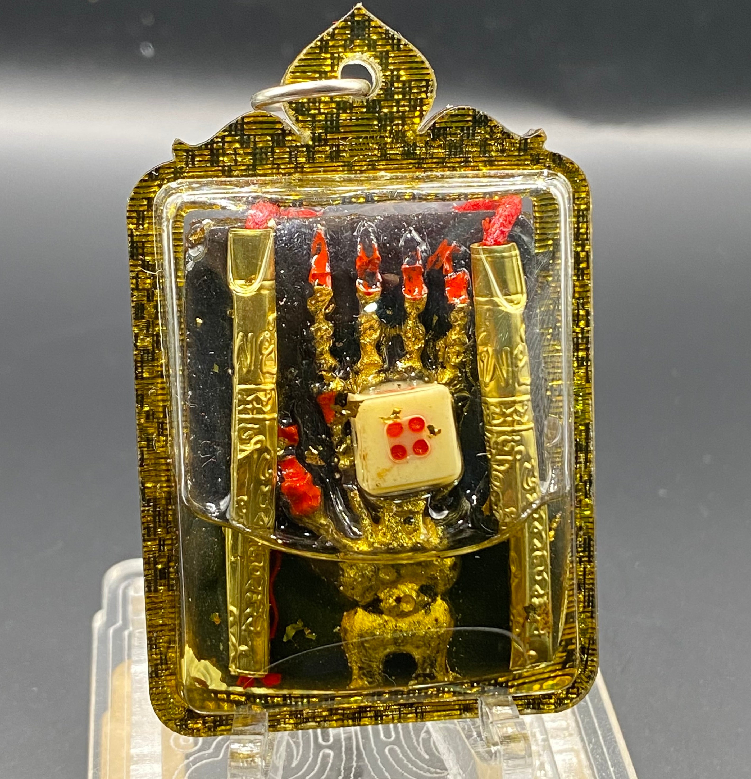 ✨ Imperial Gilded Palm of Infinite Abundance "Fa-Meu Rap Sap": Sacred Wealth-Catching Talisman for Financial Dominance and Commercial Victory by Luang Phor Mian, Wat Janeang
