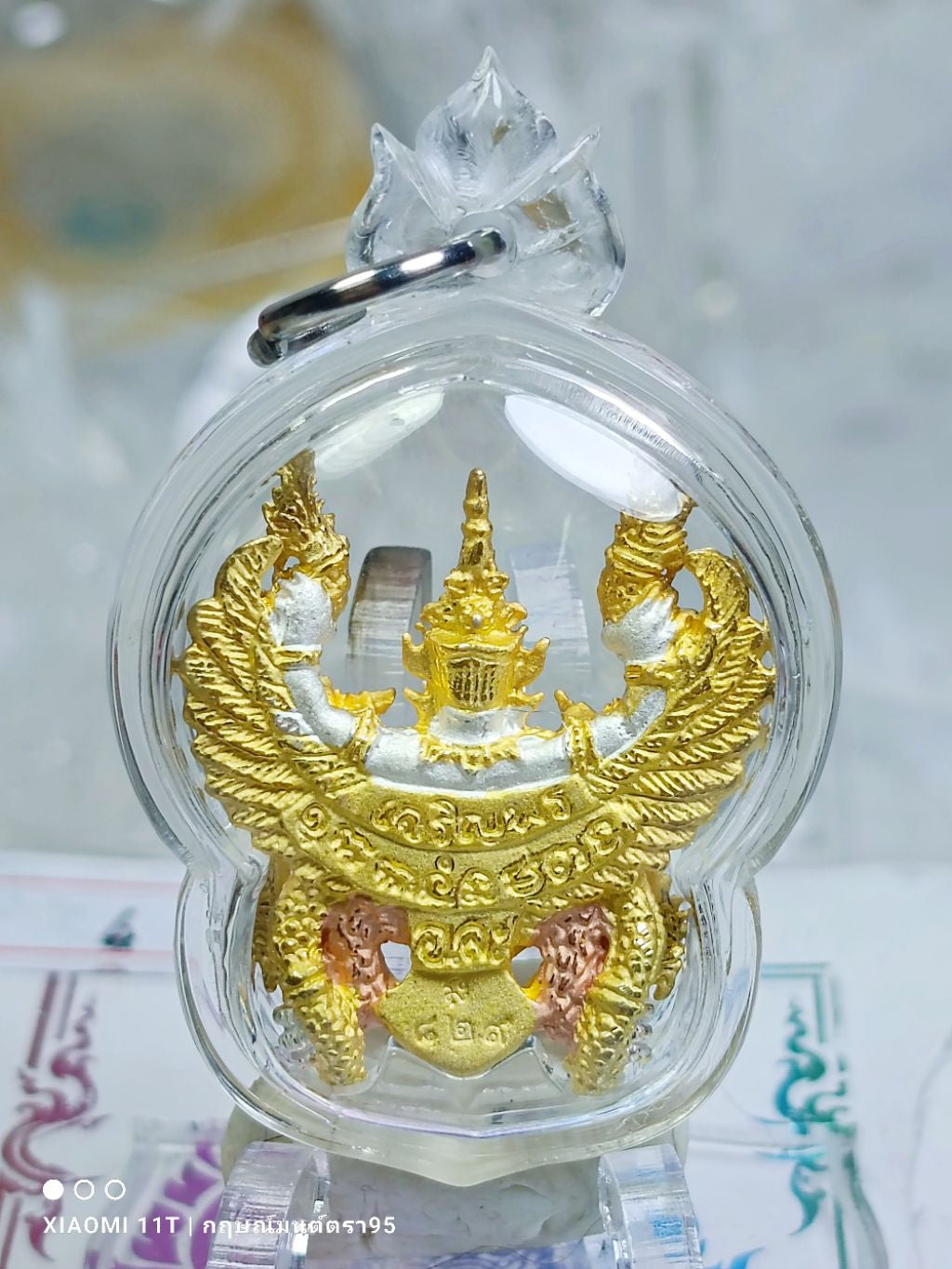 🦅 9-Faced Garuda "Charoen Phorn" Prosperity Edition – Triple King Alloy Power Amulet (2560 BE)