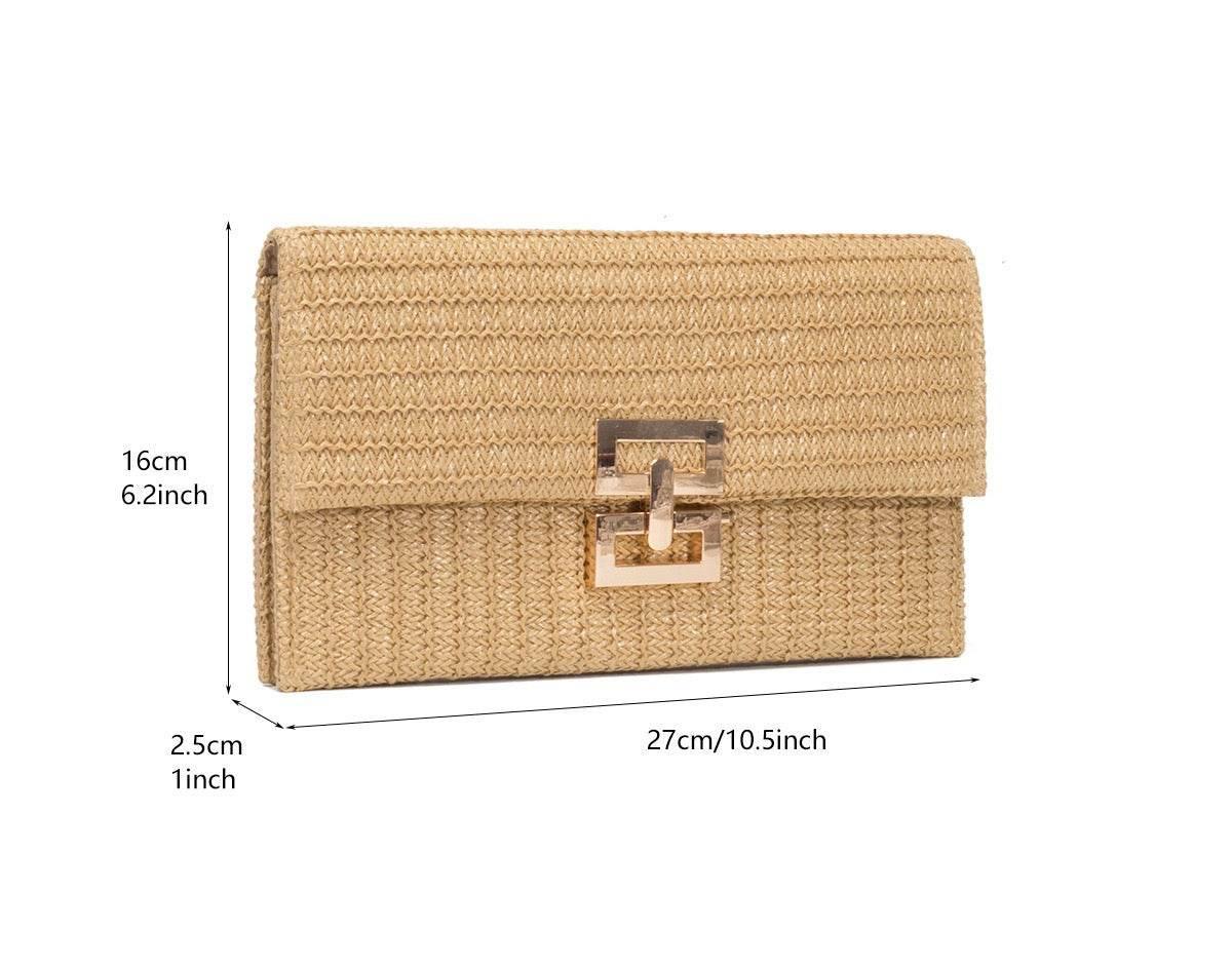 European & American Style Woven Shoulder Bag for Women - Handmade Cotton Rope Tote | Phone & Makeup Friendly - 35cm x 38cm with 28cm Strap