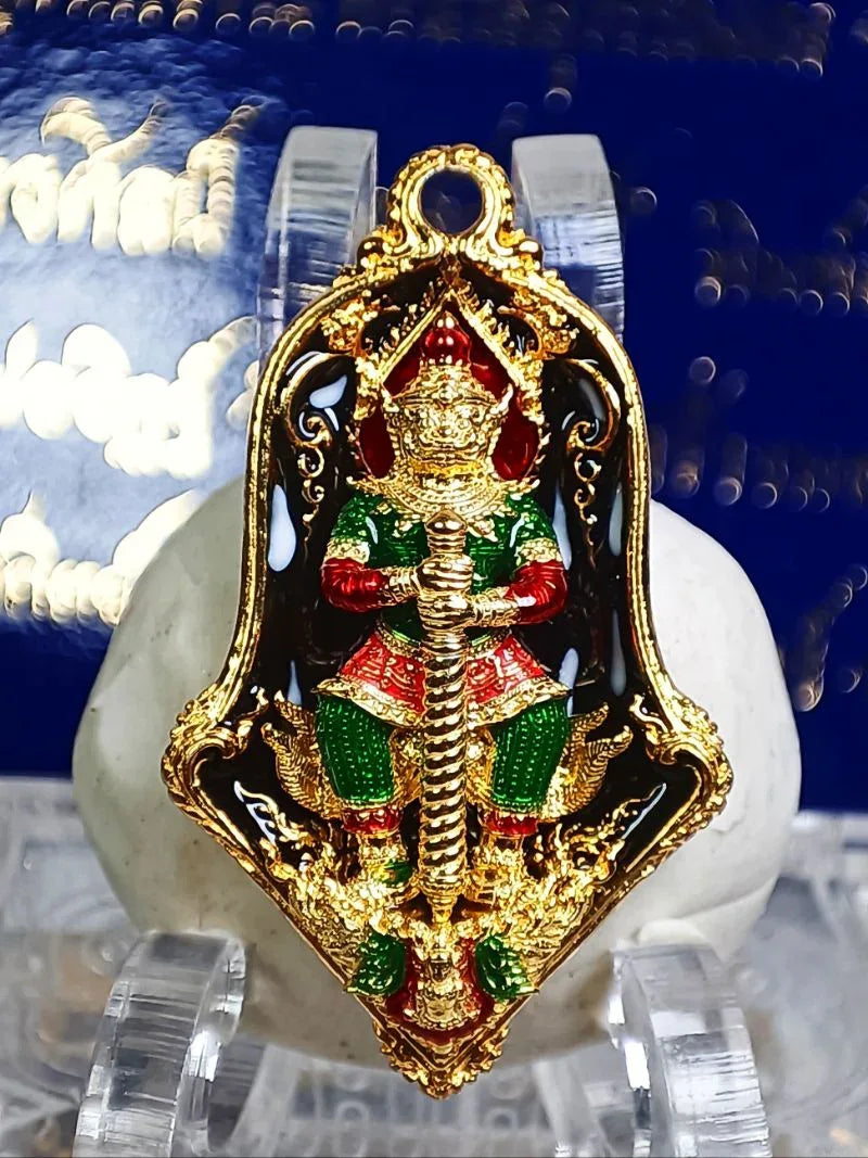 Divine Lord Vishnu Amulet - Taowessuwan's Guardian for Wealth and Protection