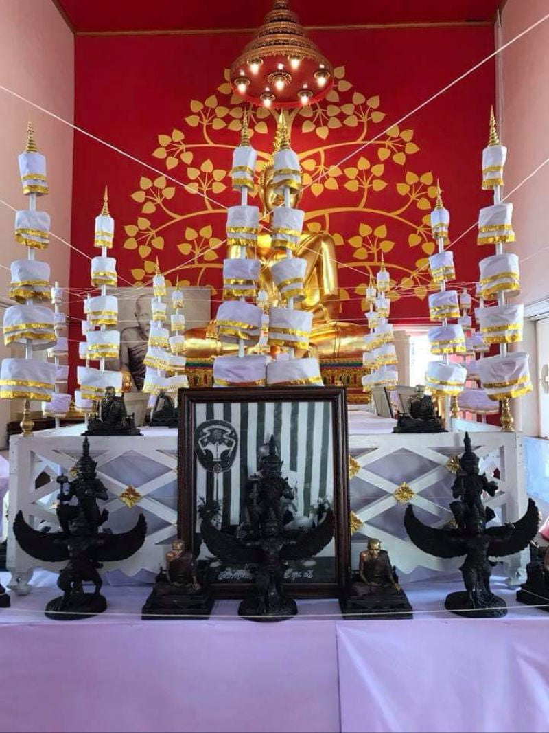 🌑 Luk Om "Ah-Than Vet" (Mystic Magic Ball): Elephant Herd Powder (Chang Prasom Khlong) – Thep Phra Asurin Rahu Song Krut (Rahu Riding Garuda) Edition (2018) – Sappharachen Foundation, Nakhon Pathom