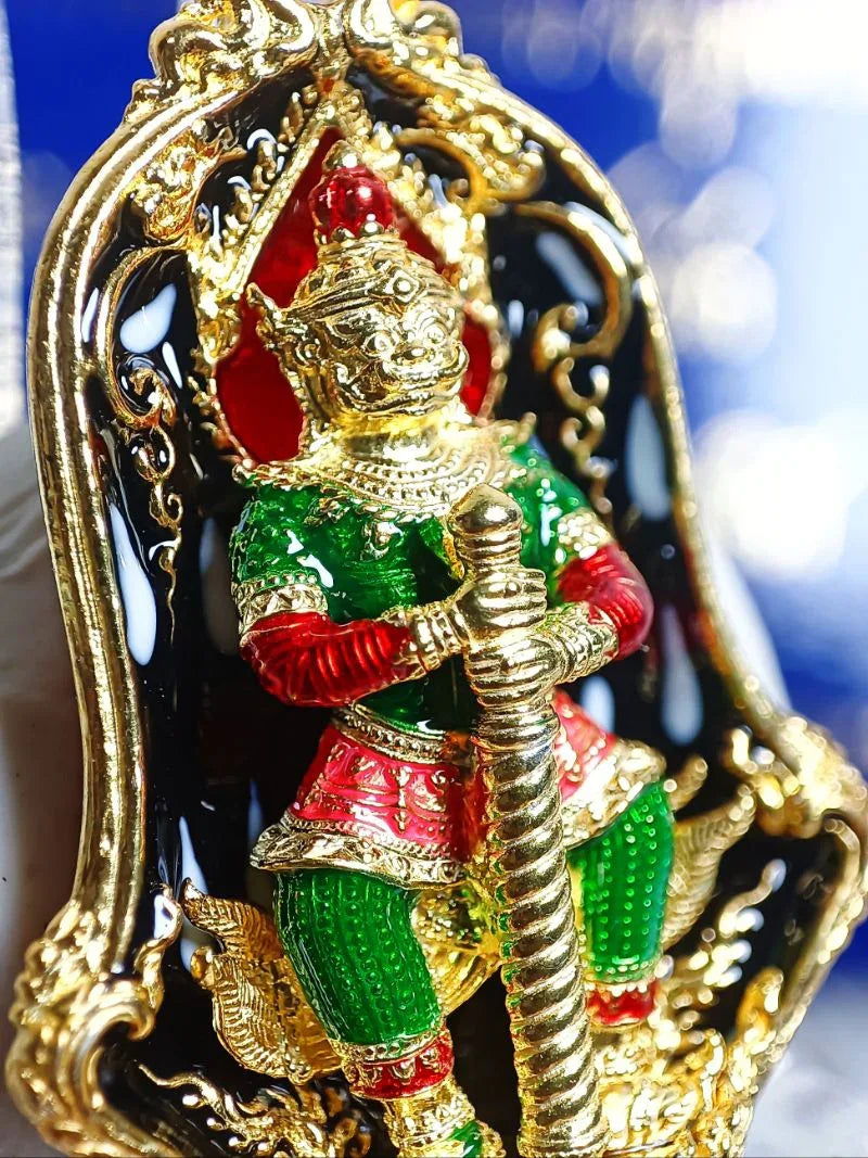 Divine Lord Vishnu Amulet - Taowessuwan's Guardian for Wealth and Protection