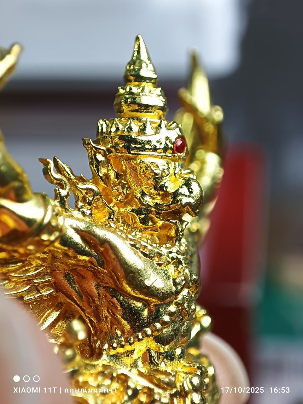 🦅 Phaya Krut “The Universal Garuda of Great Power” – Kumphee Setthi 168 Edition, Wat Nong Phai, Uthai Thani (4 cm – Ruby Alloy)