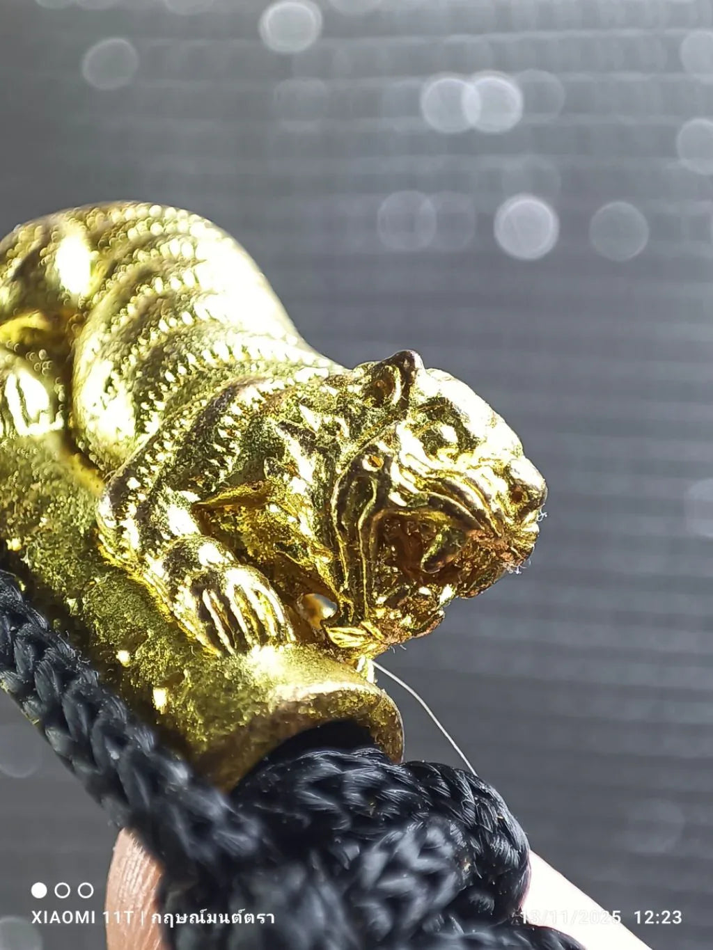 🐯 The Roar of Dominance: Takrut "Big Single Tiger" Wristband (Year 2016) - Luang Phor Pern, Wat Bang Phra