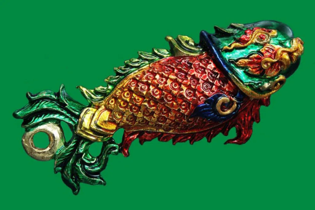 🐟✨ Mystic Flow: The Sacred Wealth Fish – Charisma & Infinite Abundance Talisman (Chao Sap Edition by Phor Tan Khieu)