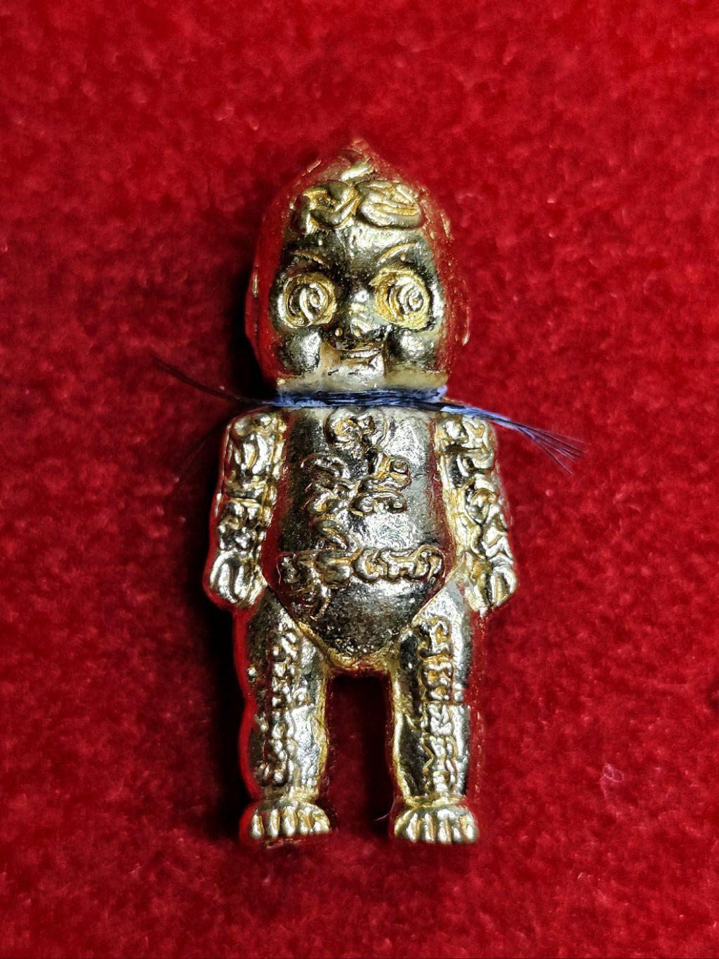 ✨ Sacred Hun Payont "The Relaxed King Tiger" Edition: Ancient Mystical Metal Soul-Bound Guardian (3.2 cm) by Phra Arjan Prasut (Wat Nai Tao, Trang) – The Legendary 9-in-1 Sentinel for Effortless Wealth, Fortune, and Divine Protection