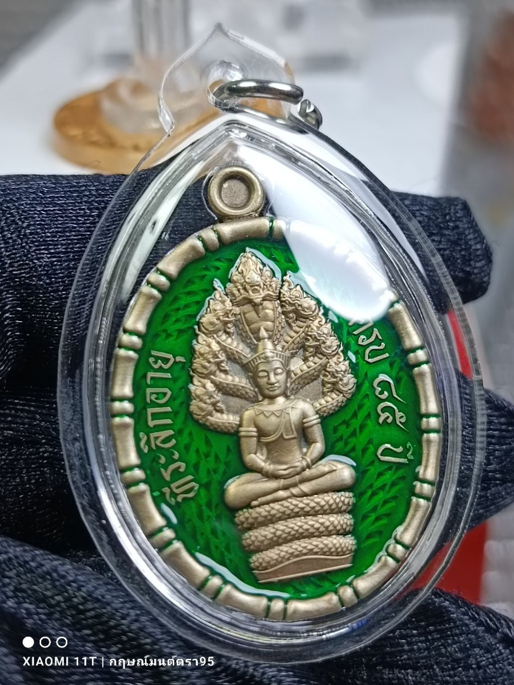 ✨ Prosperous Naga Shelter Wealth Medallion – Phra Nak Prok “Ruai Sap” Wealth & Protection Amulet by Luang Pu Boonma (Khao Kaew Thong Hermitage, Prachinburi 2024)
