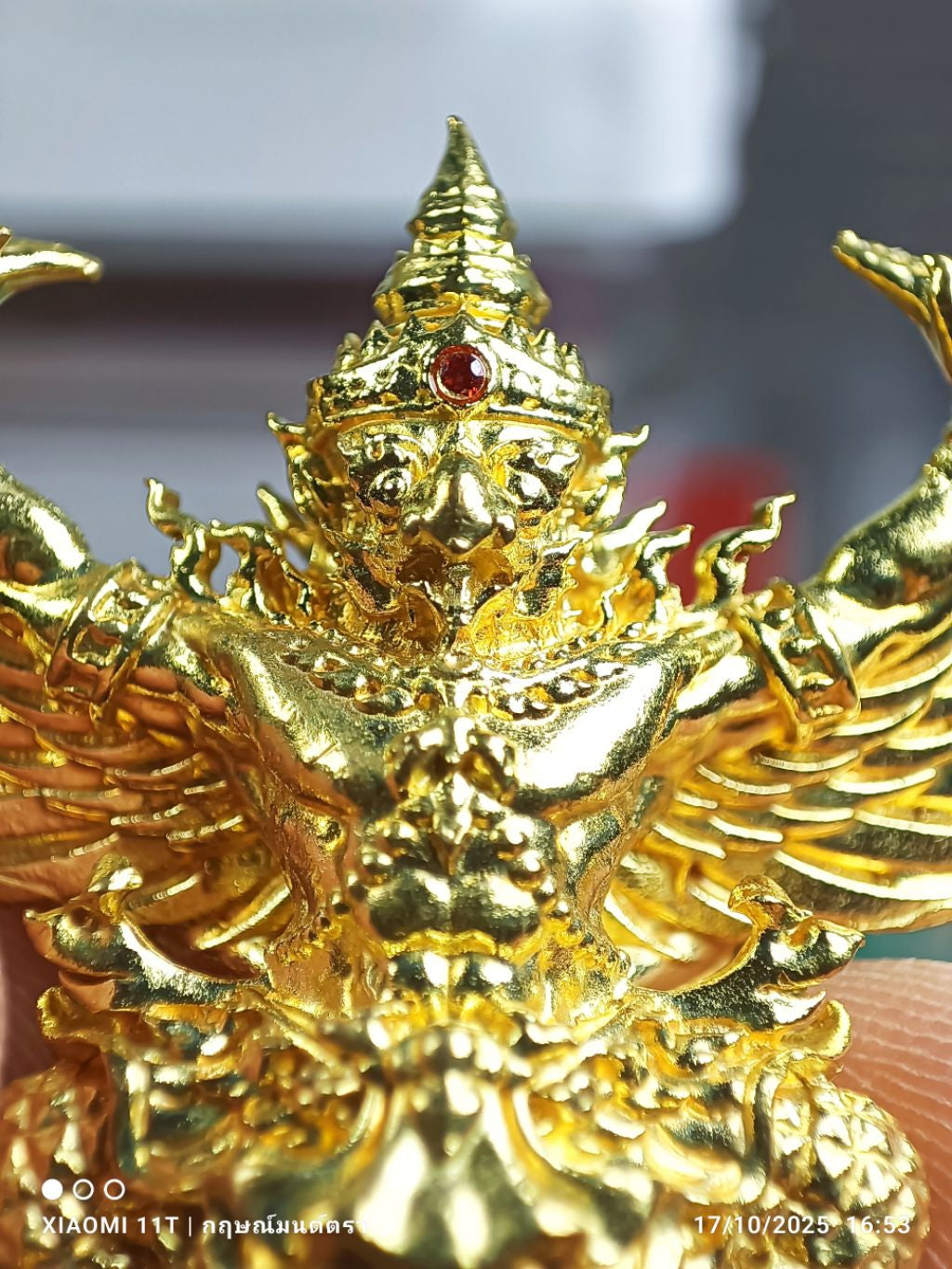 🦅 Phaya Krut “The Universal Garuda of Great Power” – Kumphee Setthi 168 Edition, Wat Nong Phai, Uthai Thani (4 cm – Ruby Alloy)
