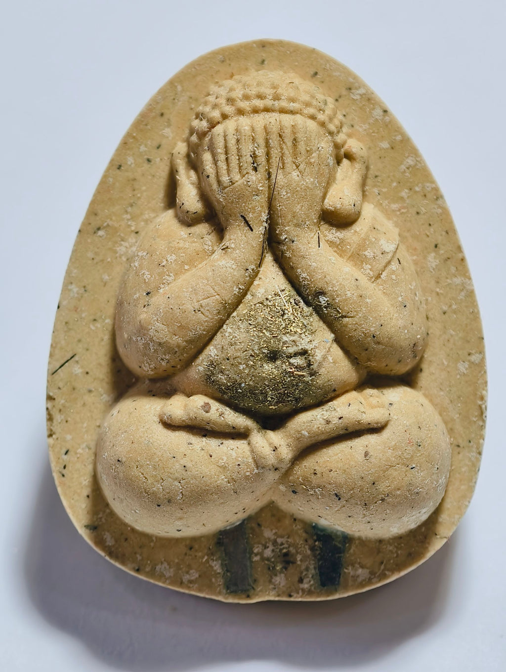 Thai Amulet for Increasing Happiness Phra Pidta Saturn 5 by Luang Pu Hong