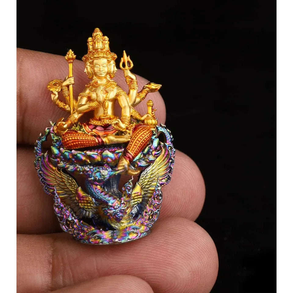 Thai Amulet for Prosperity - Brahma Thada Luck Charm for Success
