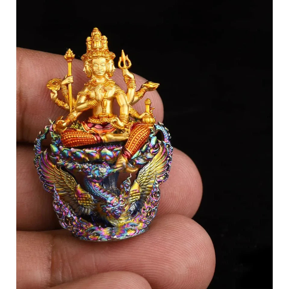 Thai Amulet for Prosperity - Brahma Thada Luck Charm for Success