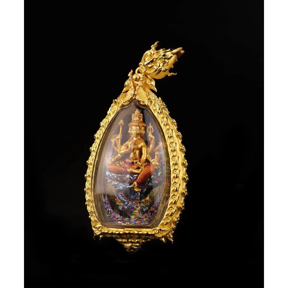 Thai Amulet for Prosperity - Brahma Thada Luck Charm for Success