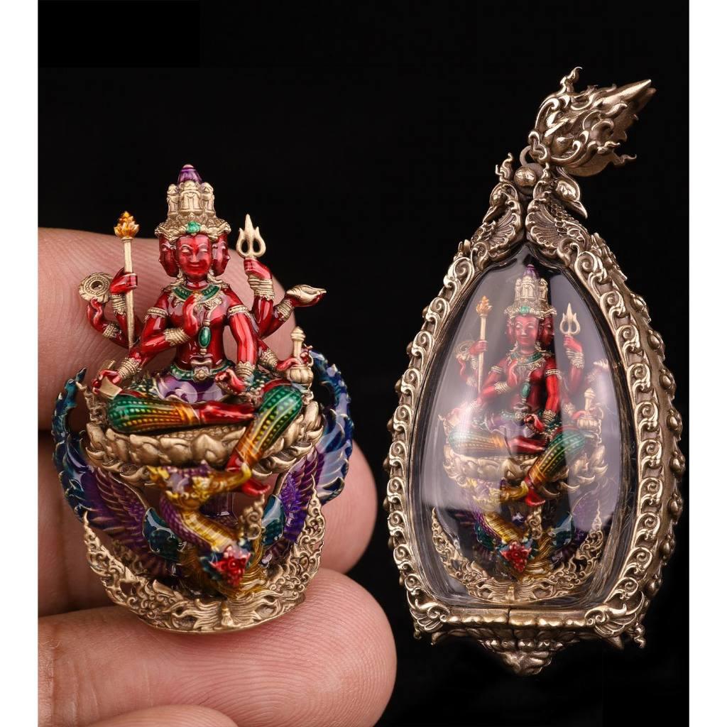 Thai Amulet for Prosperity - Brahma Thada Luck Charm for Success