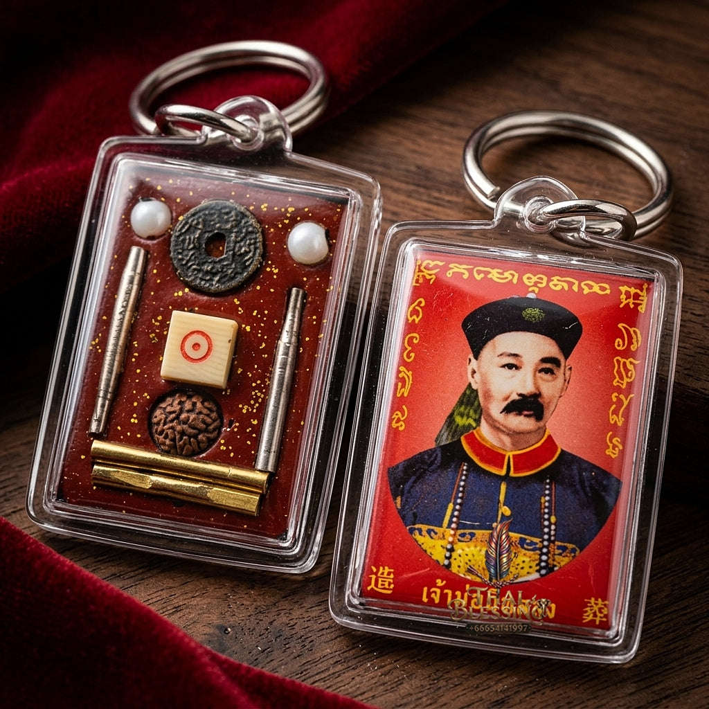 Thai Amulet Gambling Luck, Lottery Win & Wealth Attraction Chao Pho Yi Go Hong Waterproof Locket Edition Ajarn Cho Thep Sarika Thai Blessing Co By RURUECHA