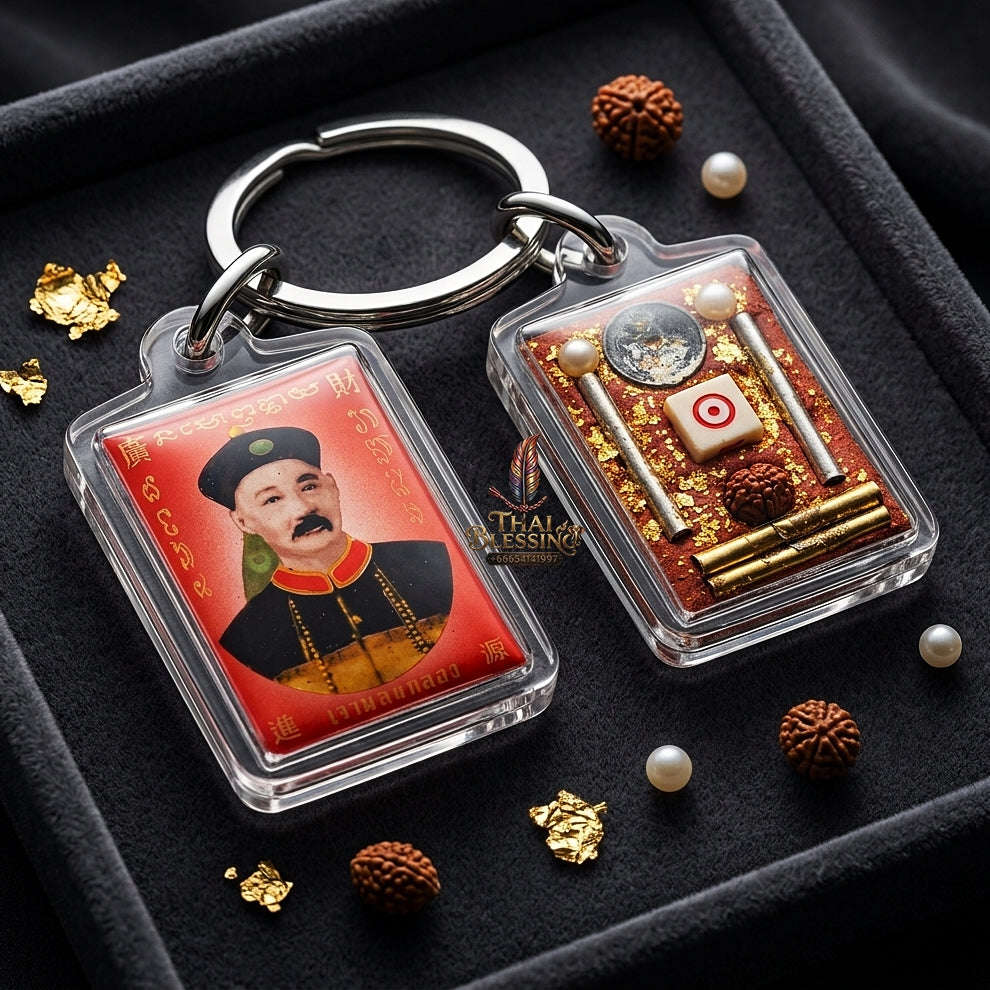 Thai Amulet Gambling Luck, Lottery Win & Wealth Attraction Chao Pho Yi Go Hong Waterproof Locket Edition Ajarn Cho Thep Sarika Thai Blessing Co By RURUECHA